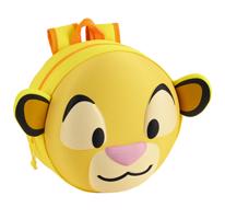 Safta Simba předškolní batůžek kulatý s ušima - žlutá - 31 cm