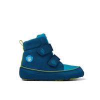 Affenzahn COMFY JUMP MIDBOOT SHARK Blue | Dětské zimní zateplené barefoot boty - 25