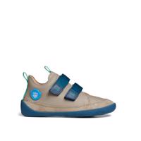 Affenzahn SNEAKER LEATHER BUDDY OCTOPUS Beige | Dětské barefoot tenisky - 23