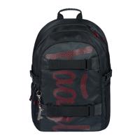 BAAGL Školní batoh Skate Red - 25L