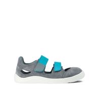 BABY BARE SANDÁLKY FEBO JOY Grey Tyrkys Dětské barefoot sandály - 28