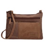 Beagles Brunete dámská crossbody kabelka 24 cm - hnědá