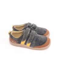 BEDA TENISKY OLIVER Grey Brown | Dětské barefoot tenisky - 32