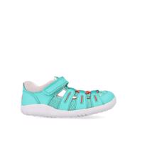 BOBUX SUMMIT Turquoise + Steam Dětské barefoot sandály - 25