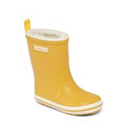 BUNDGAARD CLASSIC RUBBER BOOT WINTER Curry | Dětské zateplené barefoot holínky - 22