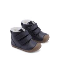 Bundgaard dětské kožené zimní boty PETIT Mid Winter (BG303201DG-519) navy