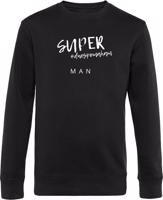 Černý crewneck Dnes pomáhám - Superman