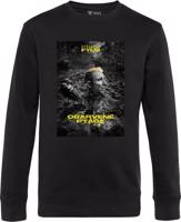 Crewneck černý unisex JL10 - Obarvené Ptáče