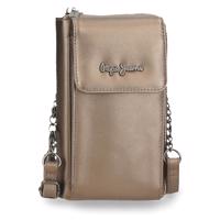 Crossbody taška na mobil s peněženkou Pepe Jeans Ruby - taupe