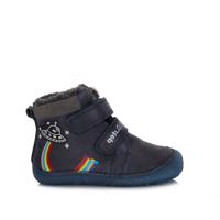 D.D.Step Barefoot zimní boty W073-355 Royal Blue