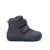 D.D.Step Barefoot zimní boty W073-42488 royal blue