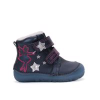 D.D.Step Barefoot zimní boty W073-42766 royal blue