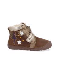 D.D.STEP W073-42766A ZIMNÍ KOTNÍKOVÉ BOTY Chocolate | Dětské zimní zateplené barefoot boty - 21