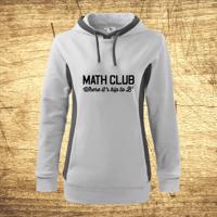 Dámska mikina s motívom Math club