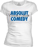 Dámské bílé tričko Čermák Staněk Comedy - Absolut Comedy