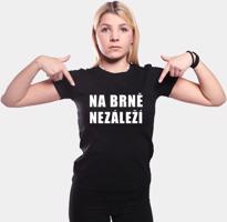 Dámské černé tričko PIPUB - Nezáleží