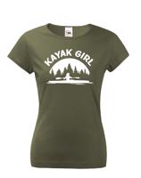 Dámské tričko Kayak Girl - ideální dámské triko na vodu