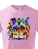 Dětské tričko s potiskem hry Fortnite - ideální pro malé hráče