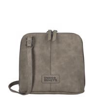 Enrico Benetti Kensi crossbody taška z PU kůže - šedá