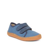 FRODDO SNEAKER CANVAS II Denim Dětské barefoot tenisky - 23