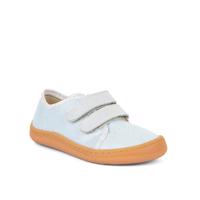 FRODDO SNEAKER CANVAS II Silver Dětské barefoot tenisky - 23