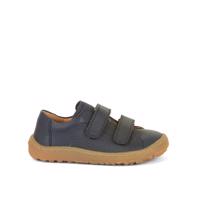 FRODDO TENISKY LEATHER D-VELCRO II Dark Blue Dětské barefoot tenisky - 23