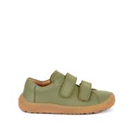 FRODDO TENISKY LEATHER D-VELCRO II Olive | Dětské barefoot tenisky - 35