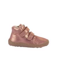 Froddo zimní barefoot boty Furry pink/gold