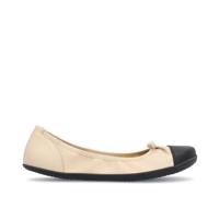 GROUNDIES RUBY WOMEN Beige Black | Dámské barefoot baleríny - 36