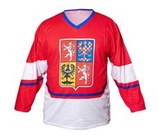 Hokejový dres Česká republika - červený (replika) Velikost: XXXL