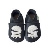 HOPI HOP BAREFOOT KOŽENÉ CAPÁČKY Zebra Černé | Dětské barefoot capáčky - 20–21