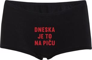 Kalhotky černé JL10 - Dneska je to napi*u