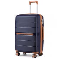 KONO British Traveller kabinové zavazadlo polypropylen - navy - 36L