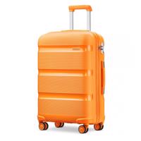 Kono Cestovní kabinový kufr na kolečkách Classic Collection - oranžová - 39L