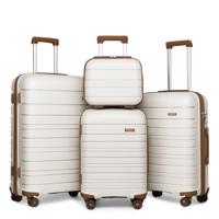 KONO set 4 kufrů Classic Collection - krémová -10L/39L/70L/103L