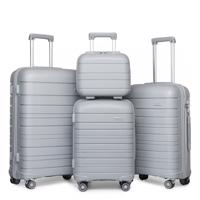 KONO set 4 kufrů Classic Collection - šedá -10L/39L/70L/103L