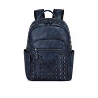 Městský batoh s lebkami Miss Lulu - navy - 11L