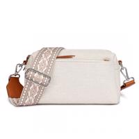 Miss Lulu Ethnic crossbody taška - béžová