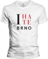 Pánské bílé tričko PIPUB - I Hate