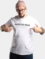 Pánské bílé tričko PIPUB - Tričko do Brna