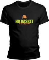 Pánské černé tričko HB Basket - Fandím HB