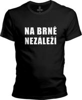 Pánské černé tričko PIPUB - Nezáleží