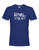 Pánské tričko HTML stylist - triko pro HTML kodéry