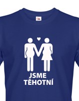 Pánské tričko pro budoucí tatínky Jsme těhotní