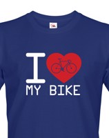 Pánské tričko pro cyklisty I love my bike - ideální dárek