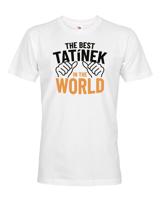 Pánské tričko pro tatínky s nápisem The best tatínek in the World