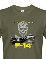 Pánské tričko s potiskem Grumman F-14 Tomcat tričko pro milovníky letounů