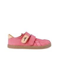 PEGRES CELOROČNÍ TENISKY NUBUK BF54 Pink | Dětské barefoot tenisky - 26