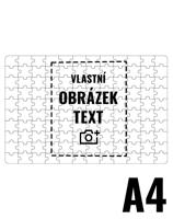 Puzzle s vlastní fotkou A4 na ležato