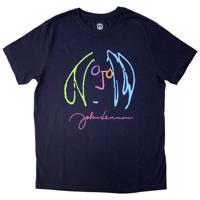 RockOff John Lennon Unisex T-Shirt: Self Portrait Full Colour Velikost: L